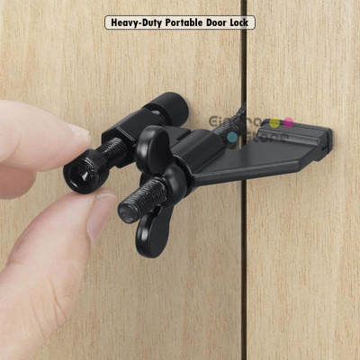 Heavy-Duty Portable Door Lock